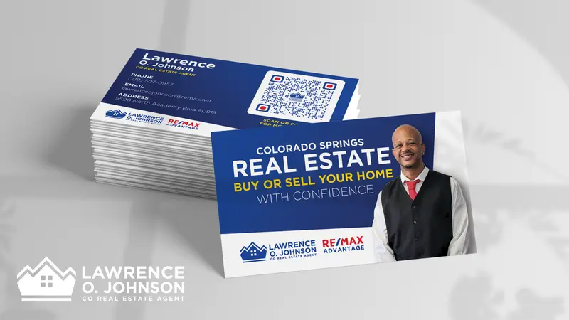 Lawrence O. Johnson business card design